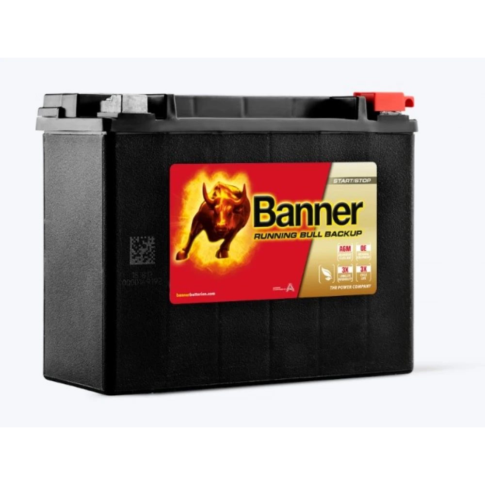 Μπαταρία BANNER Running Bull Back Up 51801 (aux 18l) 12V 20Ah (C20)