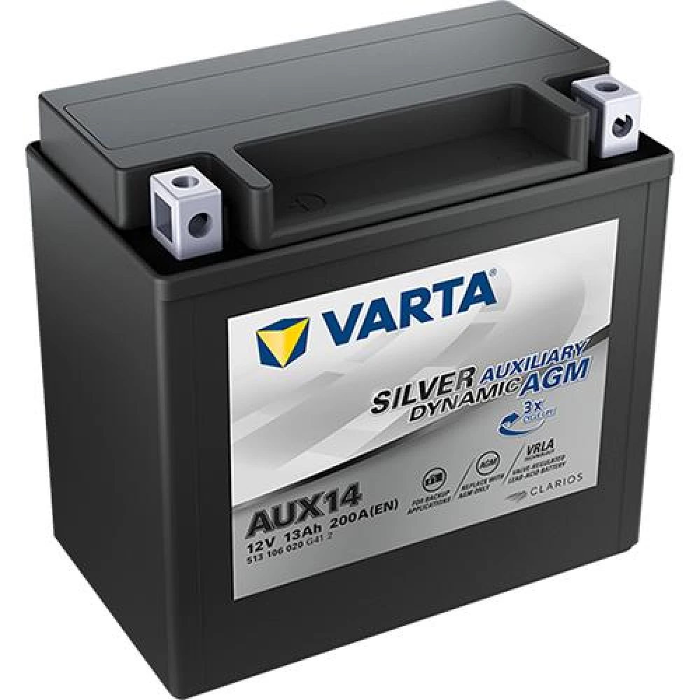 VARTA Battery SILVER DYNAMIC AUX 13 AGM 12V 13Ah 200CCA