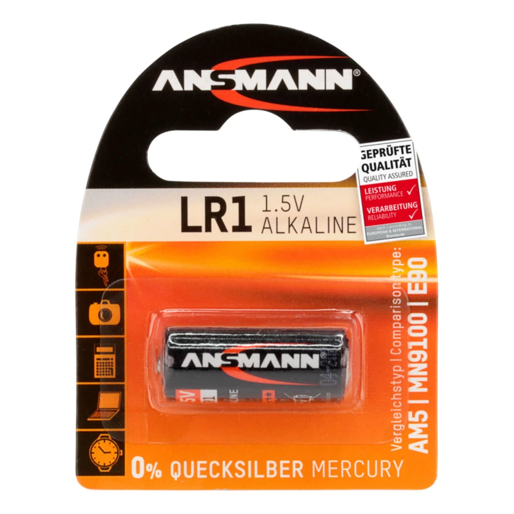 Αλκαλική μπαταρία Ansmann Ν1 LR1 1,5V