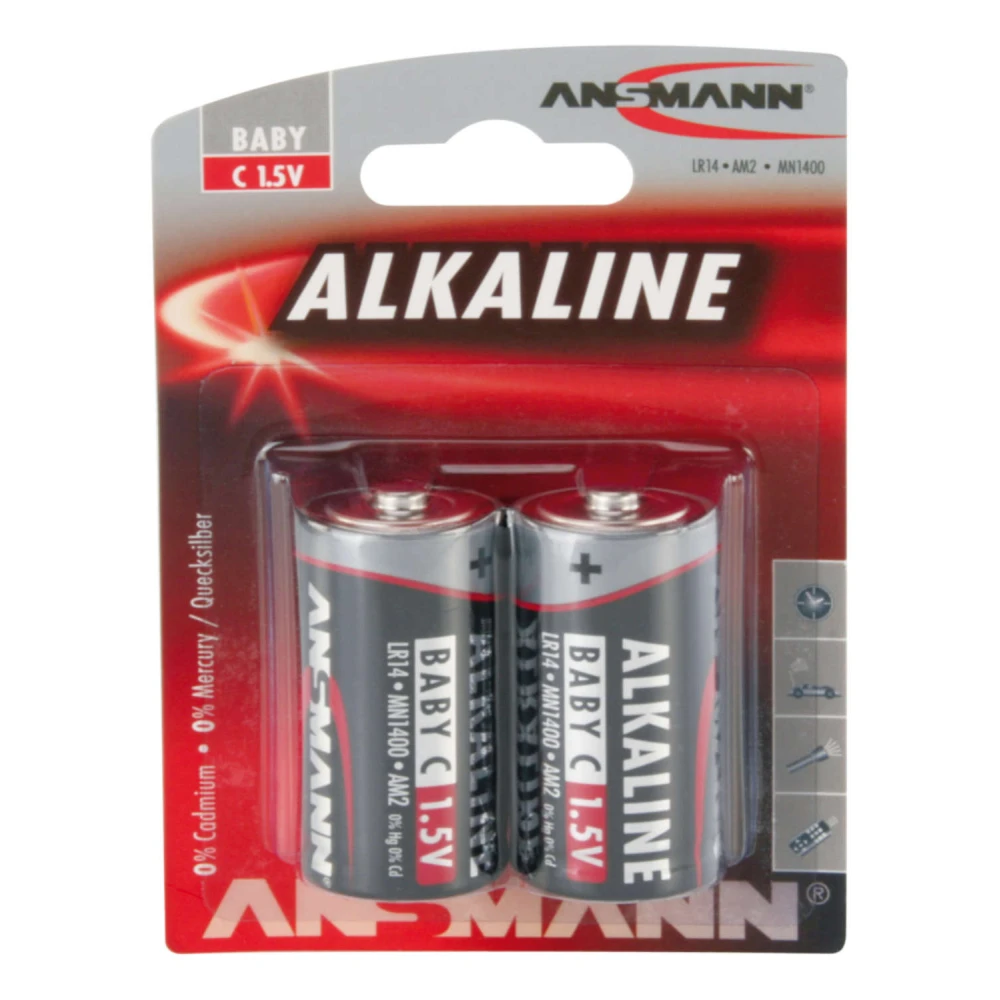 Αλκαλική μπαταρία Ansmann C LR14 1,5V (2 τεμ.)