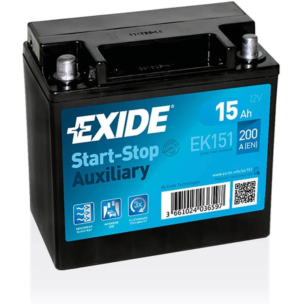 Μπαταρία EXIDE EK151 12V 15Ah 200CCA