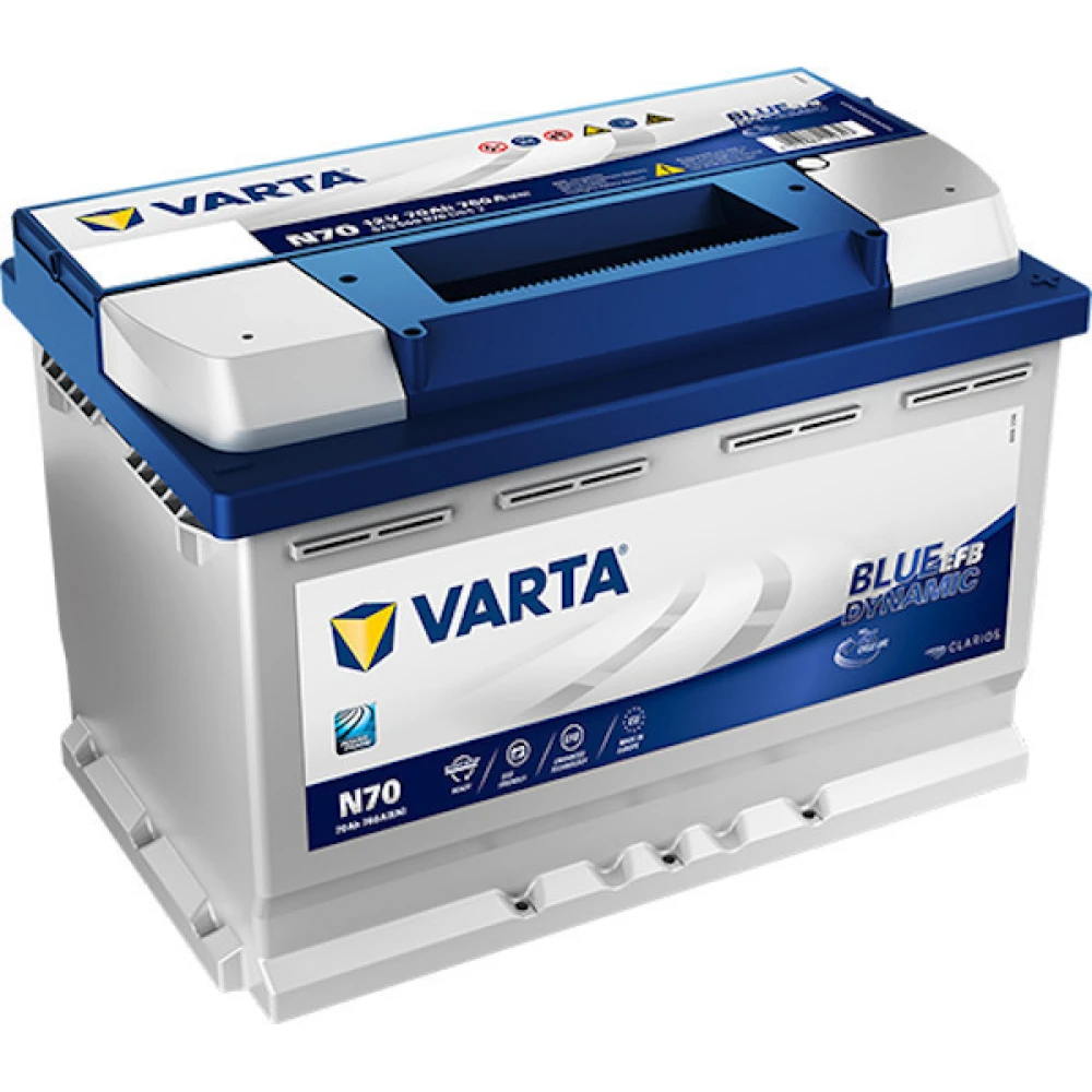 VARTA battery Start Stop EFB N70 12V 70Ah 760CCA (EN)