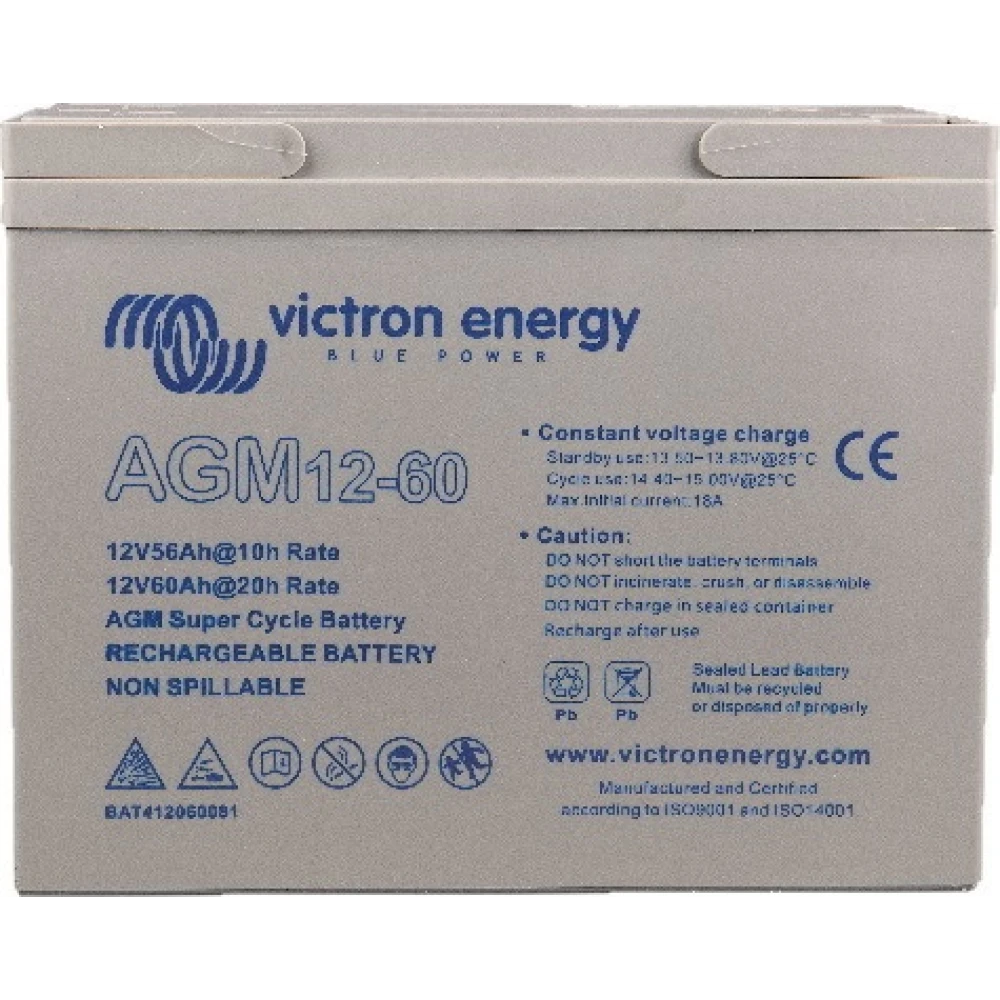 Μπαταρία VICTRON 12-60 VRLA 12V 60Ah (C20) VRLA - AGM