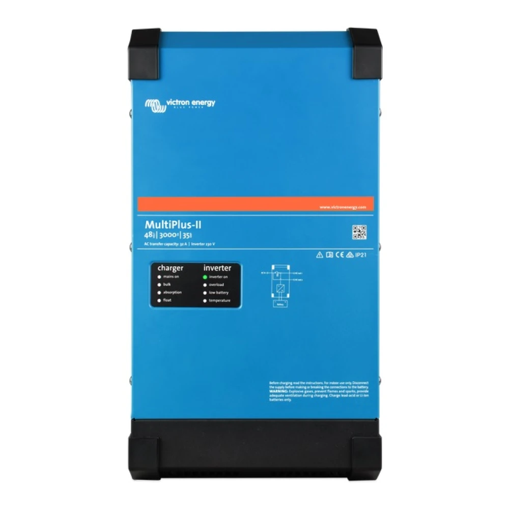 Μετατροπέας - inverter με φορτιστή DC-AC καθαρού ημιτόνου Victron MultiPlus II 48/3000/35-32