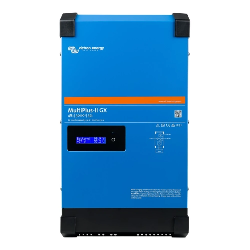 Μετατροπέας - inverter με φορτιστή DC-AC καθαρού ημιτόνου Victron MultiPlus II GX 48/3000/35-32