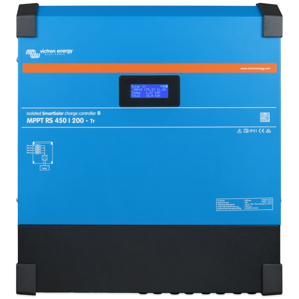 Ρυθμιστής φόρτισης φωτοβολταϊκών VICTRON SmartSolar MPPT RS 450/200-Tr