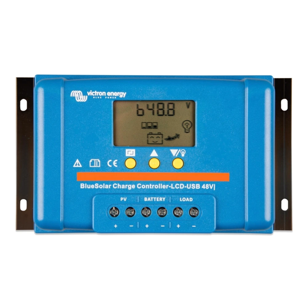 Ρυθμιστής φόρτισης φωτοβολταϊκών VICTRON BlueSolar PWM-LCD&USB 48V 20A