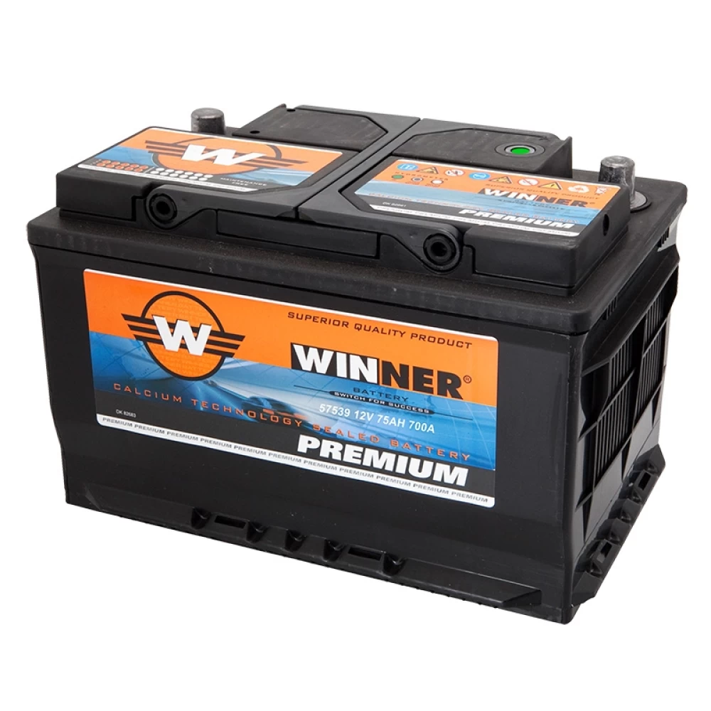 Μπαταρία WINNER Premium HP 575501073 (57539) 12V 75Ah 730CCA (EN)
