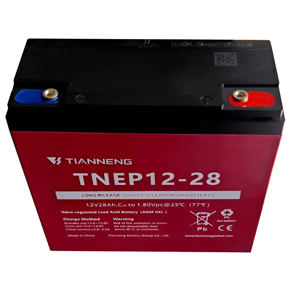 TIANNENG deep cycle Battery TNEP12-28 12V 28Ah (C20)