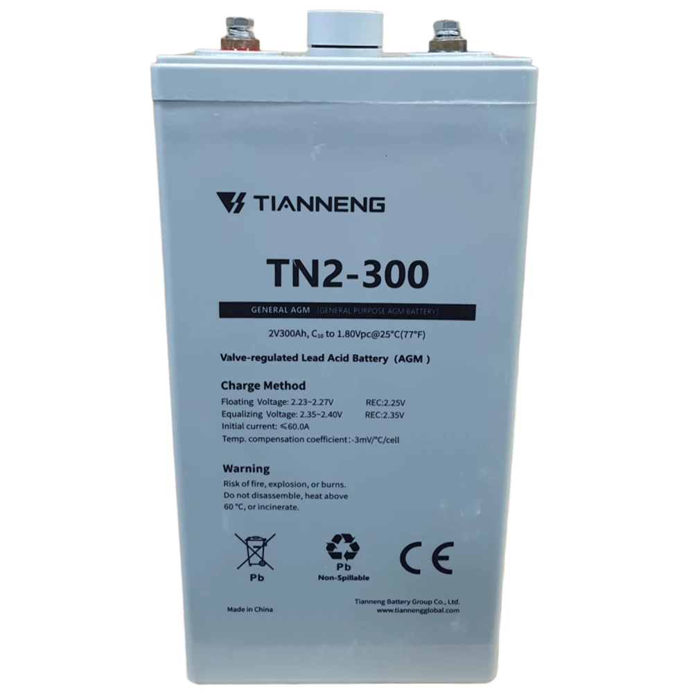 Μπαταρία TIANNENG TN2-300 2V 300Ah (C10) βαθιάς εκφόρτισης