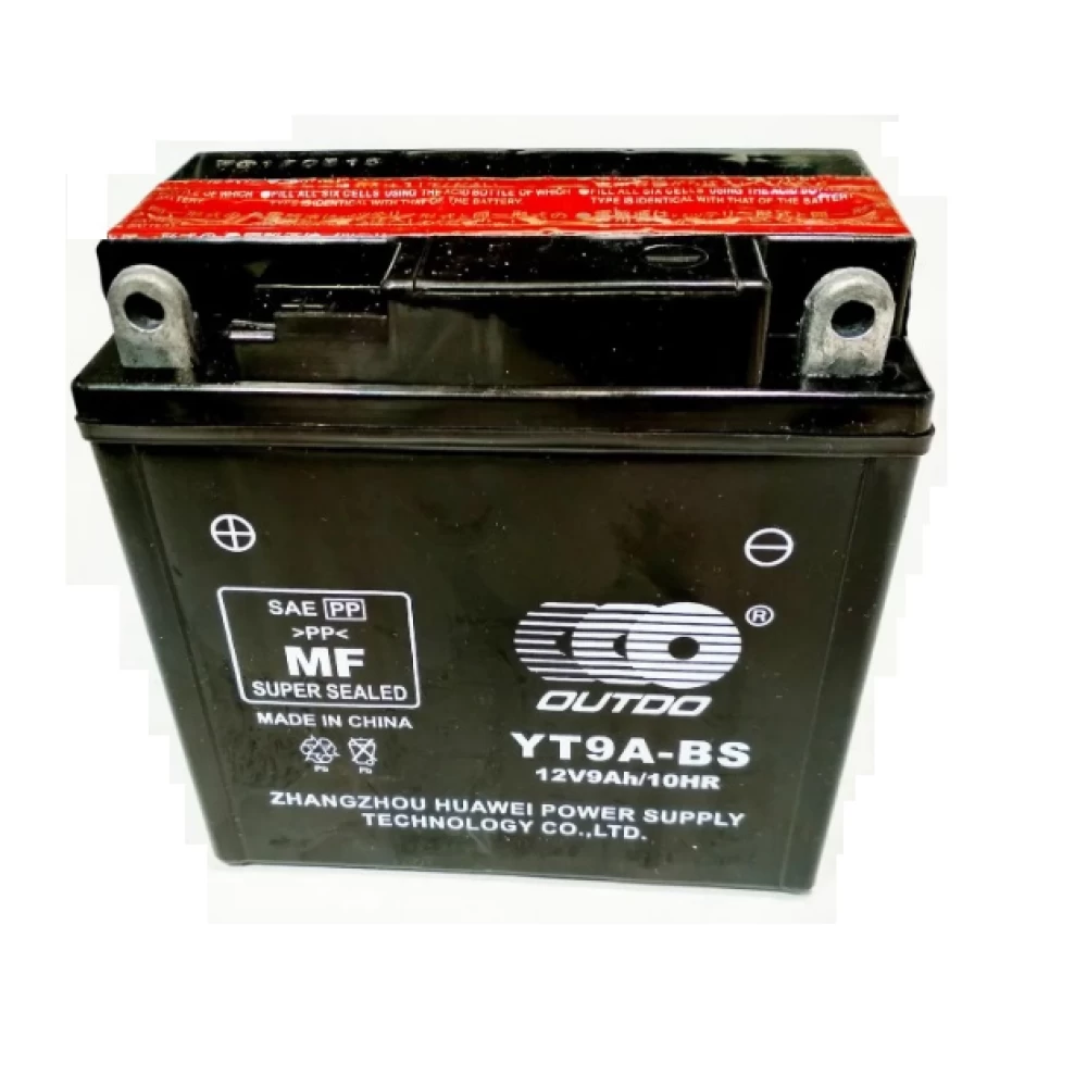 OUTDO Battery UT9A-BS (YT9A-BS) 12V 9Ah 100CCA (EN)