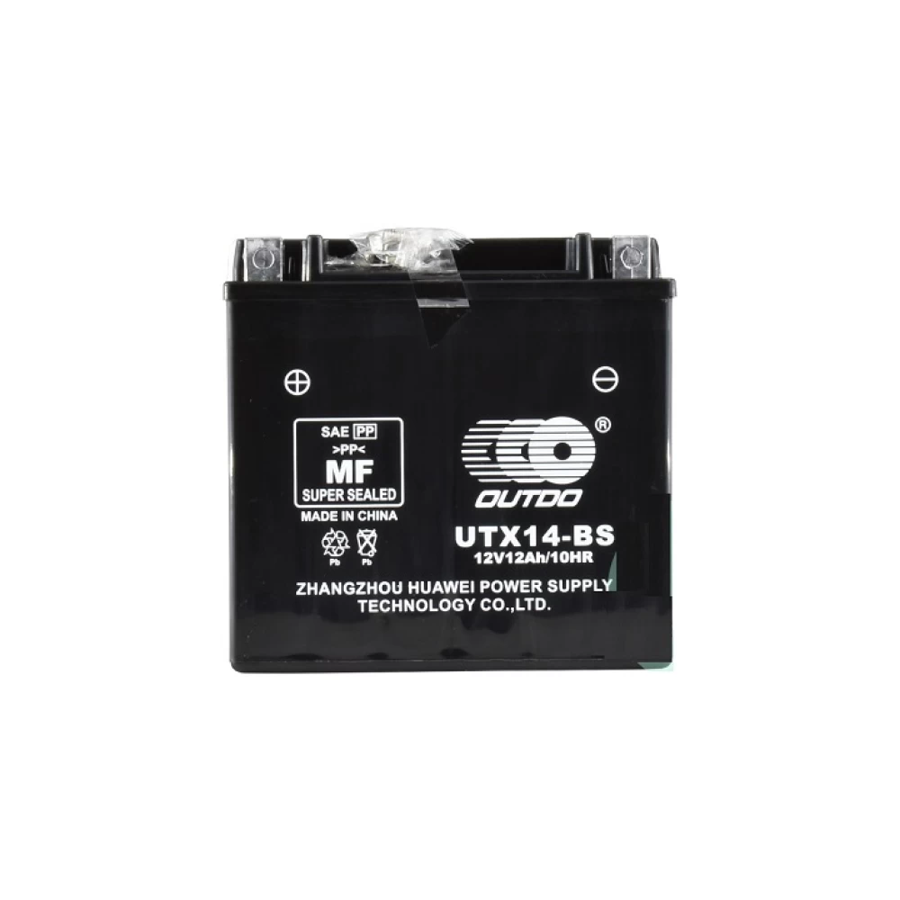 Μπαταρία OUTDO UTX14-BS (YTX14-BS) 12V 12Ah 160CCA (EN)