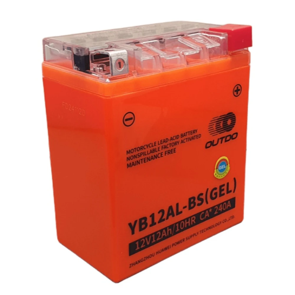 Μπαταρία OUTDO YB12AL-BS (GEL) 12V 12Ah 240CA (EN)
