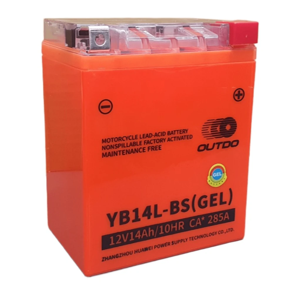 Μπαταρία OUTDO YB14L-BS (GEL) 12V 14Ah 285CA (EN)