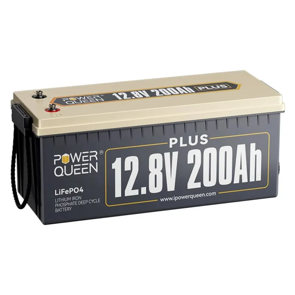 Μπαταρία λιθίου Power Queen LifePo4 12.8V 200Ah Plus