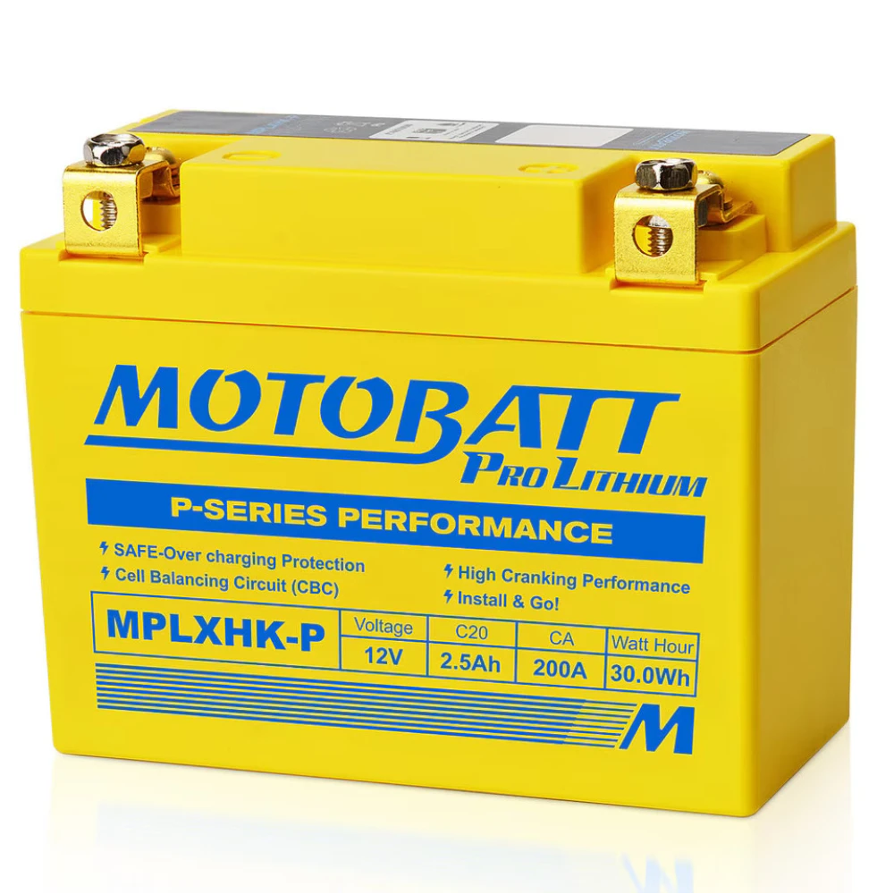 Μπαταρία MOTOBATT MPLXHK-P 12V 2.5Ah (20HR) 165A (CCA)