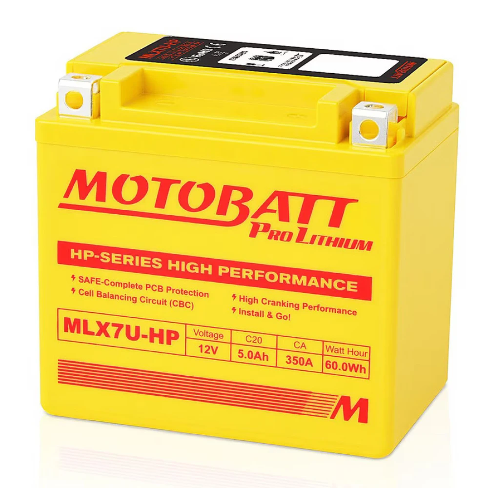 Μπαταρία MOTOBATT MLX7U-HP 12V 6Ah (20HR) 120A (CCA)