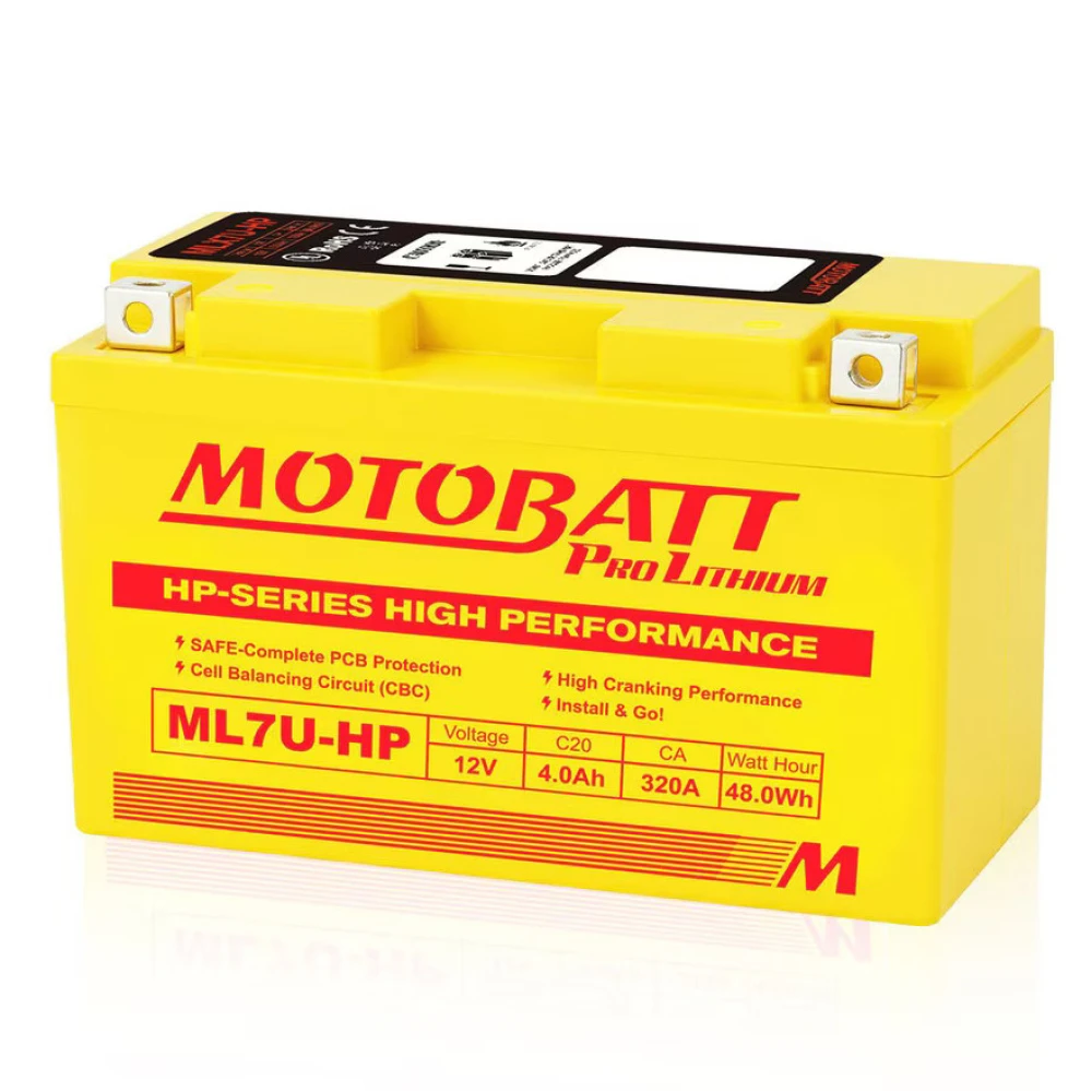 Μπαταρία MOTOBATT ML7U-HP 12V 4Ah (20HR) 250A (CCA)