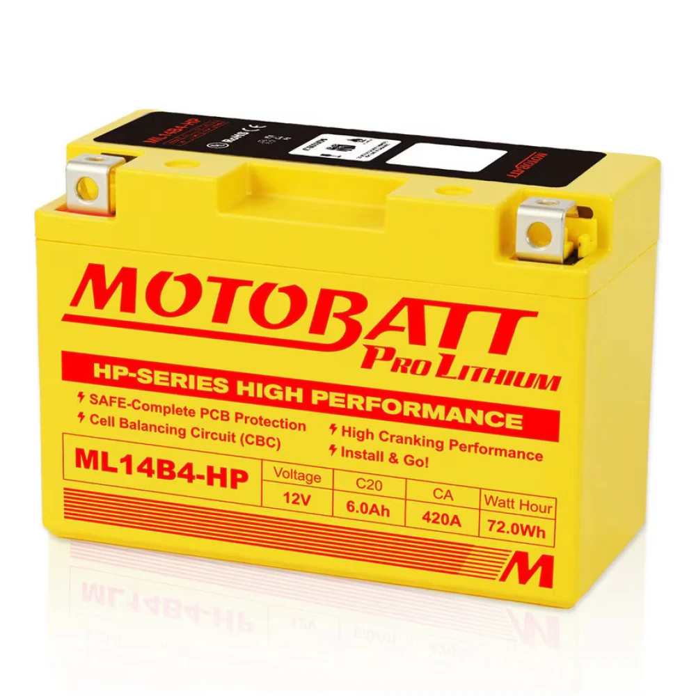 Μπαταρία MOTOBATT ML14B4-HP 12V 6Ah (20HR) 350A (CCA)