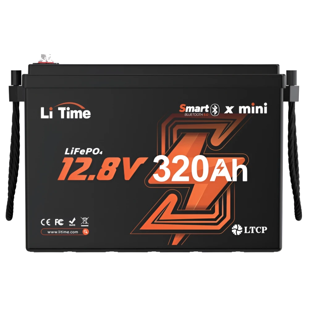 LiTime LifePo4 12.8V 320Ah Smart BT Lithium Battery