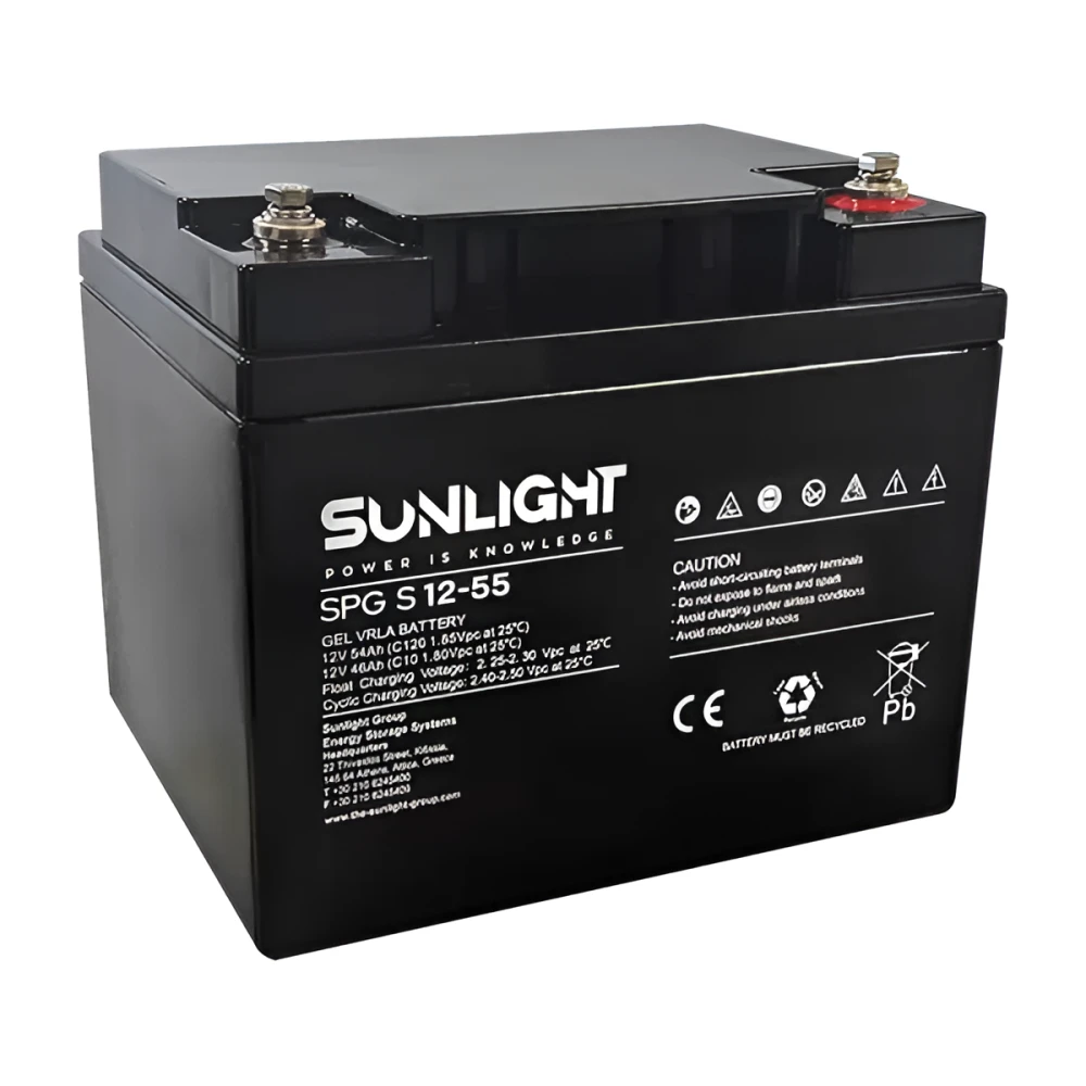 Μπαταρία SUNLIGHT SPG S 12-55 12V 55Ah VRLA - GEL