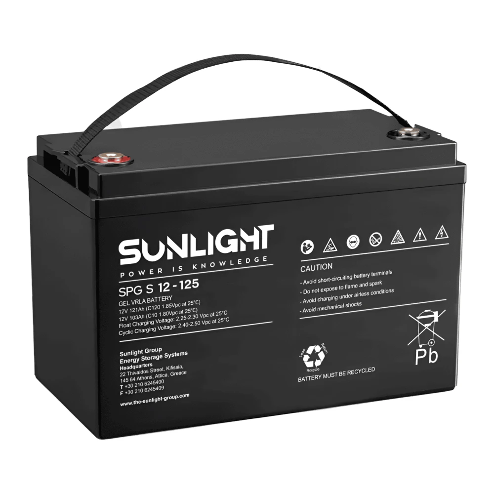 SUNLIGHT Battery SPG S 12-125 12V 125Ah VRLA - GEL