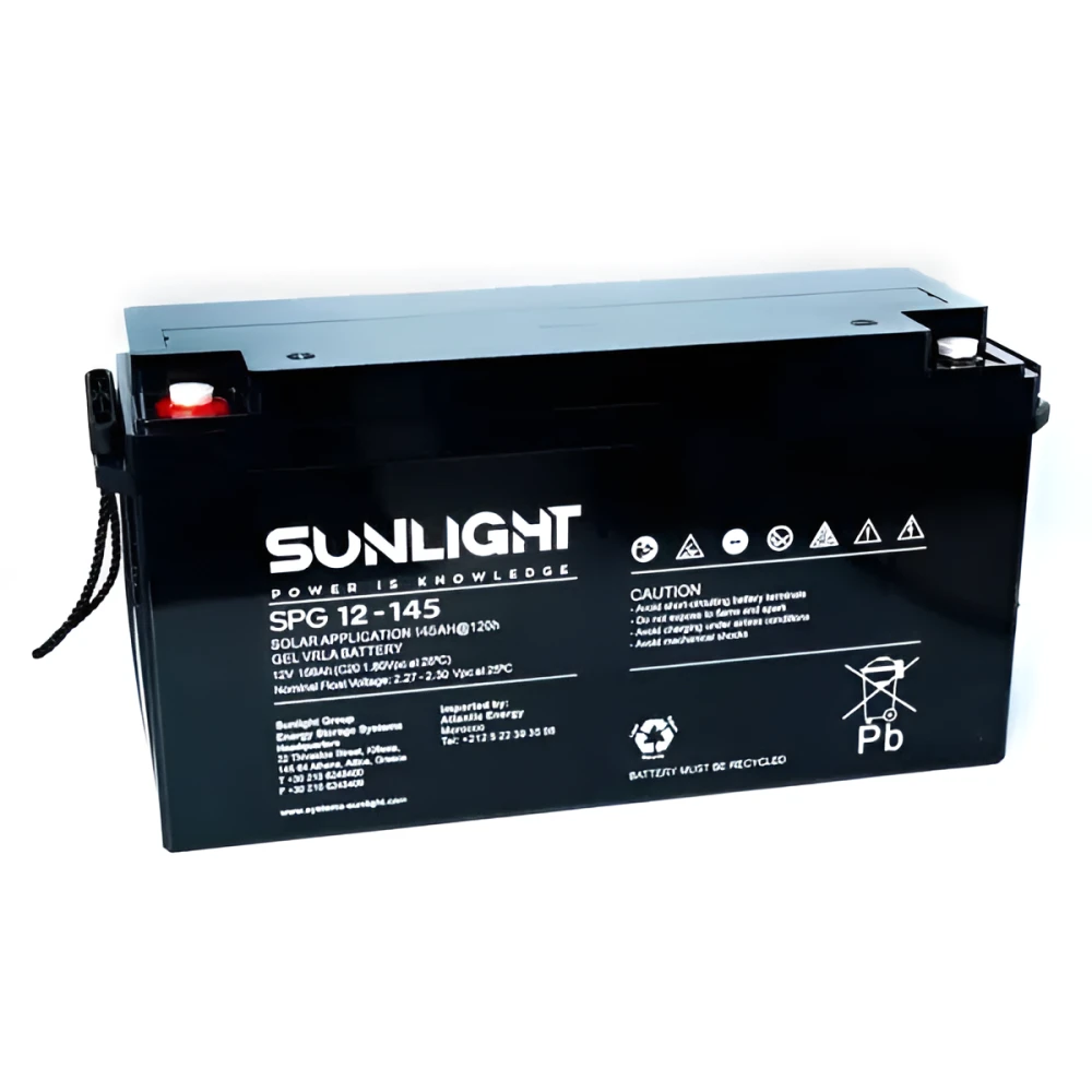 Μπαταρία SUNLIGHT SPG S 12-145 12V 145Ah VRLA - GEL