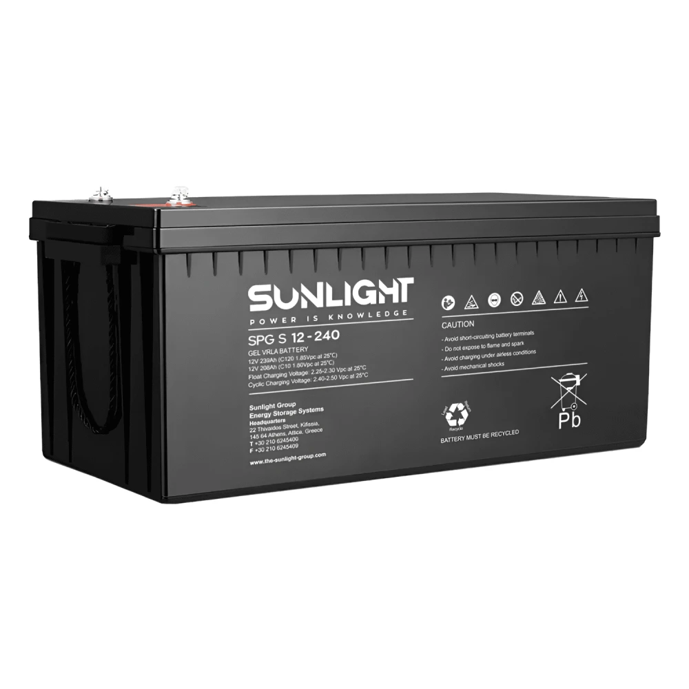 SUNLIGHT Battery SPG S 12-240 12V 240Ah VRLA - GEL
