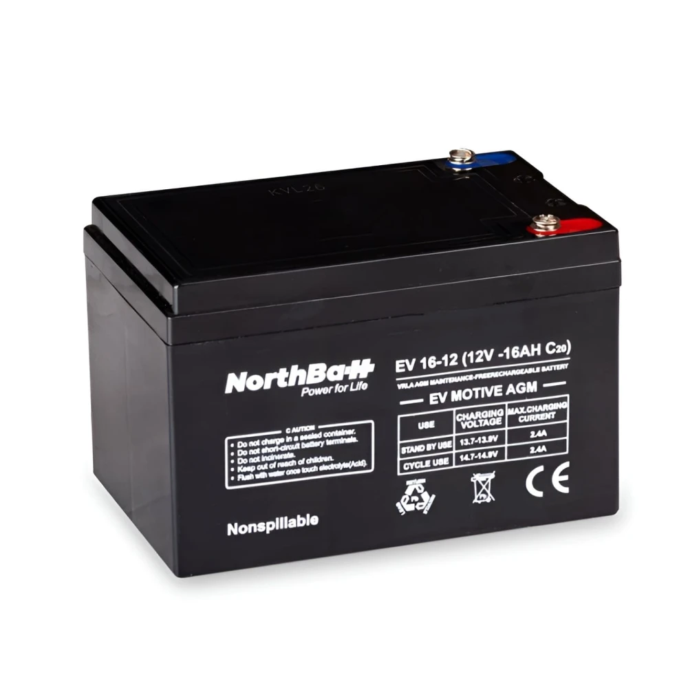NORTHBATT battery 16-12 EV 12V 16Ah VRLA - AGM EV Motive