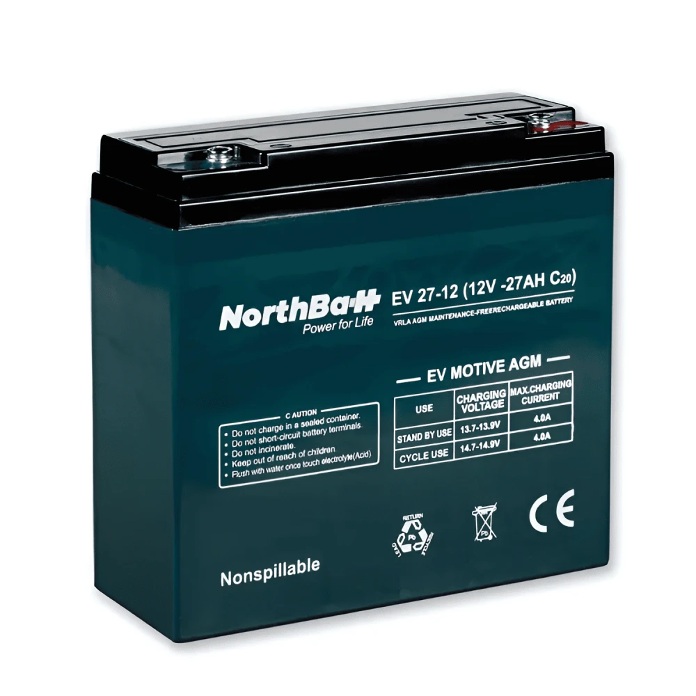 NORTHBATT battery 27-12 EV 12V 27Ah VRLA - AGM EV Motive