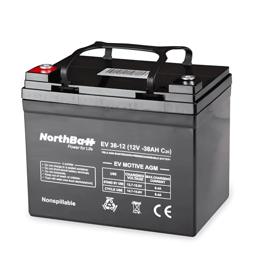 NORTHBATT battery 38-12 EV 12V 38Ah VRLA - AGM EV Motive