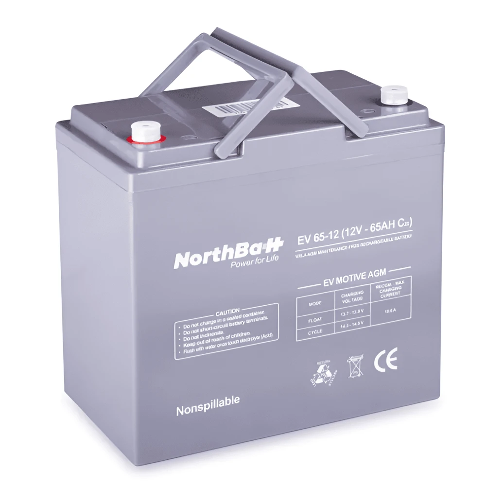 NORTHBATT battery 65-12 EV 12V 65Ah VRLA - AGM EV Motive