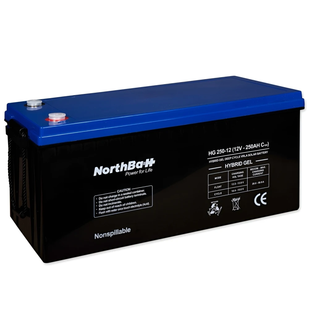 NORTHBATT HG 250-12 12V 253Ah VRLA - Hybrid Gel